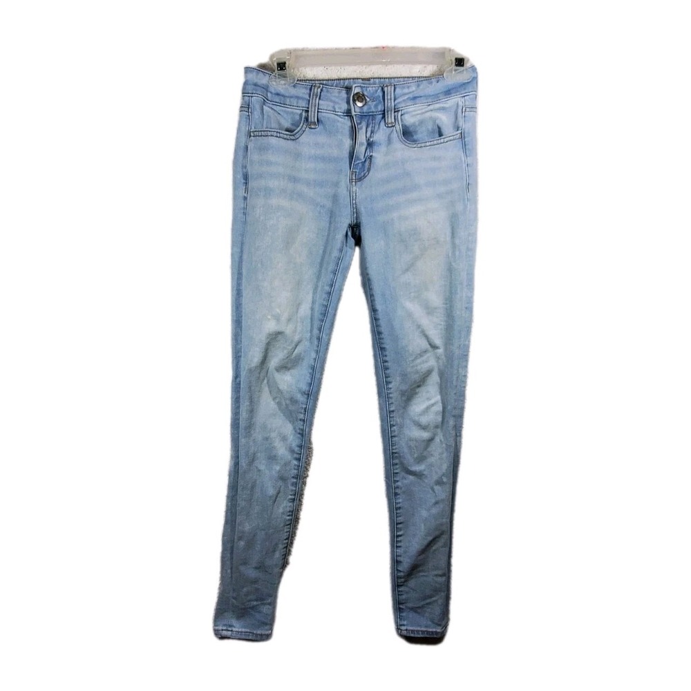 American Eagle Jegging Jeans Womens Size 2 360 Next Level Stretch  Skinny Ankle